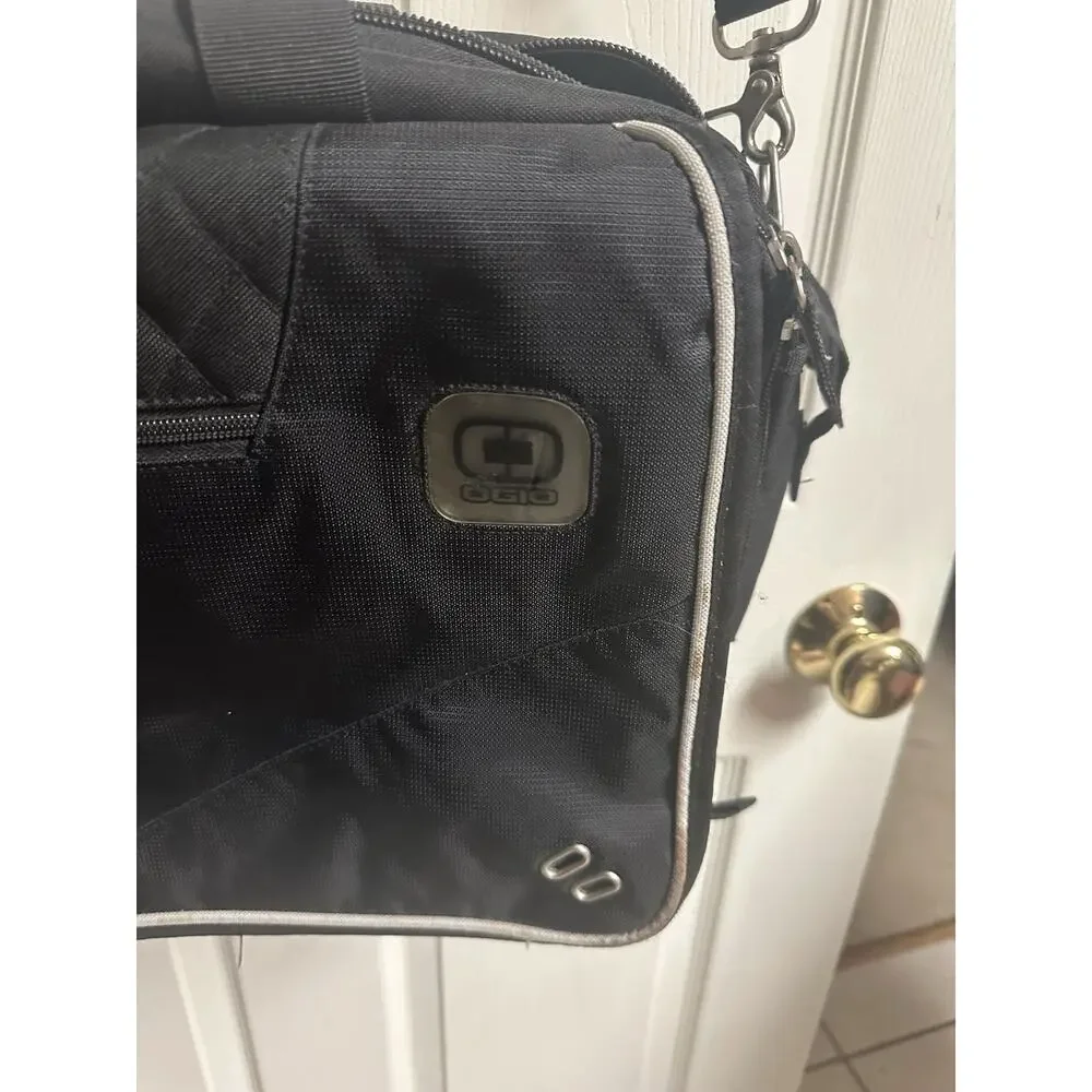 OGIO Messenger Bag Hip Hop Laptop Organizer Black Sling Bag